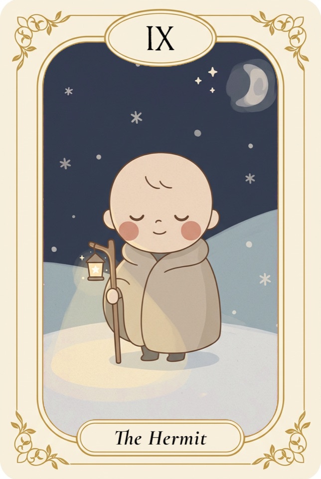 타로 카드 은둔자 (The Hermit)