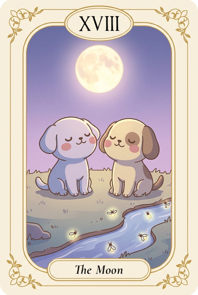 타로 카드 달 (The Moon)